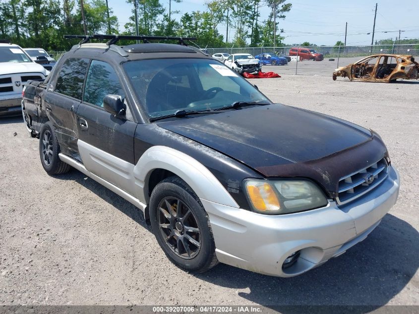 2003 Subaru Baja VIN: 4S4BT61C637109128 Lot: 39207006