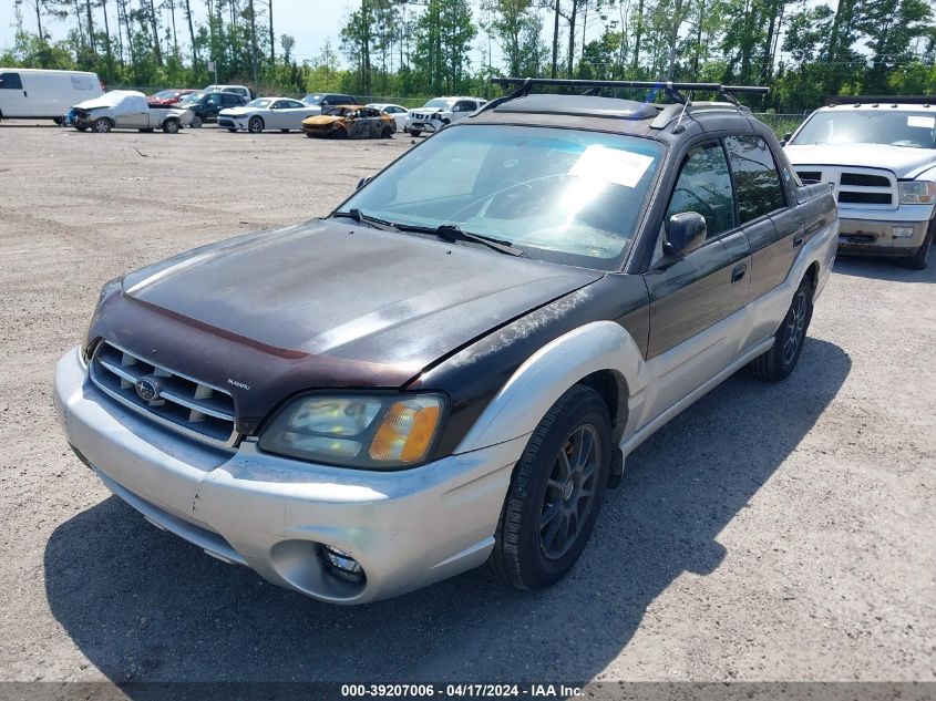 2003 Subaru Baja VIN: 4S4BT61C637109128 Lot: 39207006