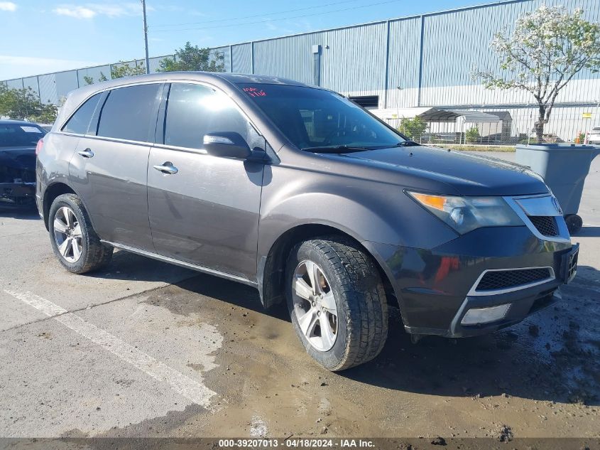 2012 Acura Mdx Technology Package VIN: 2HNYD2H34CH521072 Lot: 39207013