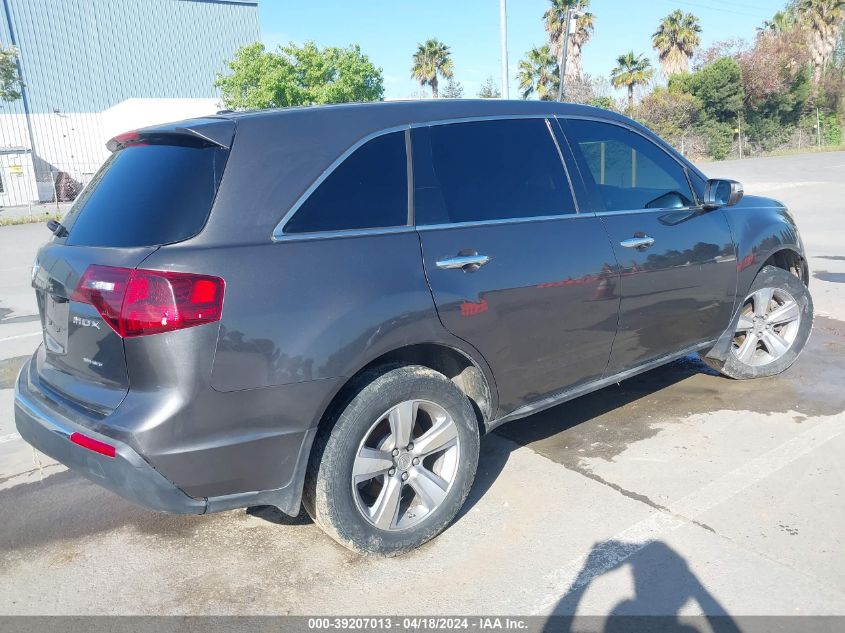 2012 Acura Mdx Technology Package VIN: 2HNYD2H34CH521072 Lot: 39207013