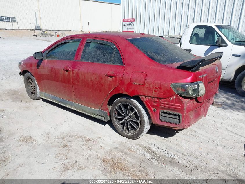 2009 Toyota Corolla Le VIN: JTDBL40E19J005511 Lot: 39207025