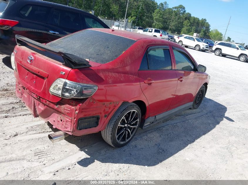 2009 Toyota Corolla Le VIN: JTDBL40E19J005511 Lot: 39207025