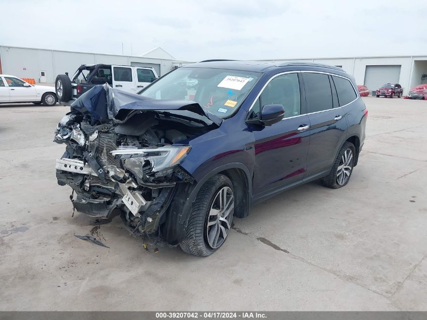 2018 Honda Pilot Elite VIN: 5FNYF6H0XJB023264 Lot: 39207042