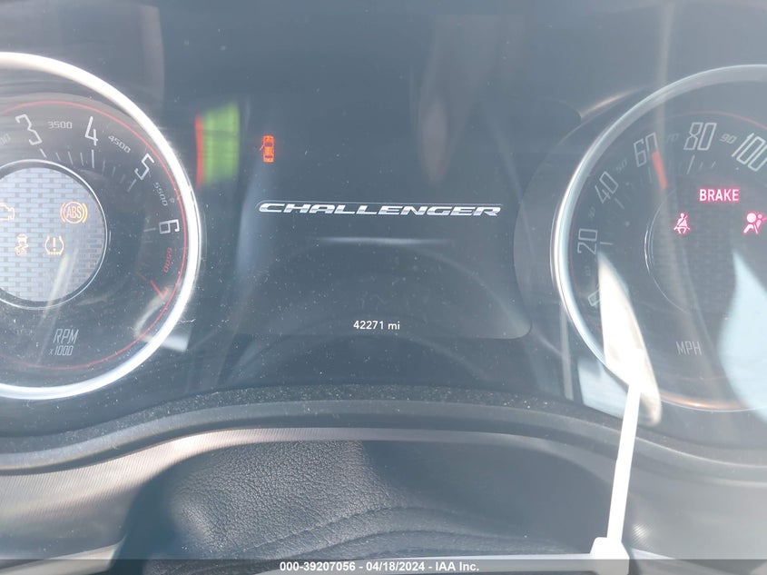 VIN 2C3CDZJGXLH159677 2020 DODGE CHALLENGER GT