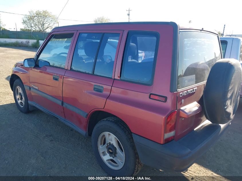 1998 Chevrolet Tracker VIN: 2CNBE1361W6917427 Lot: 39207128