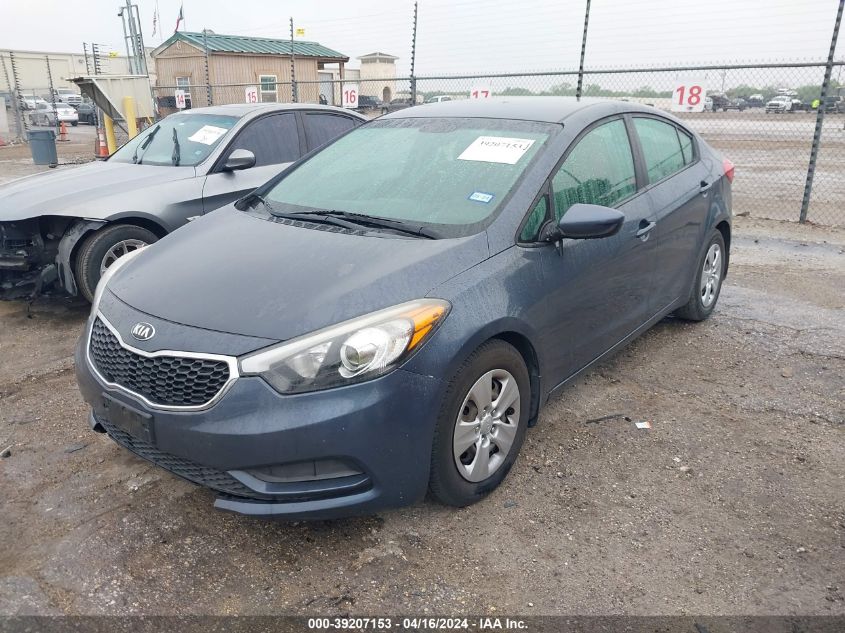 2016 Kia Forte Lx VIN: KNAFK4A67G5566469 Lot: 39207153