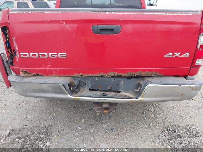 2002 Dodge Ram 1500 St VIN: 3D7HU18N92G175509 Lot: 39207170