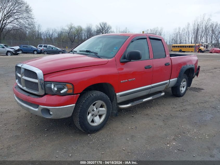 2002 Dodge Ram 1500 St VIN: 3D7HU18N92G175509 Lot: 39207170