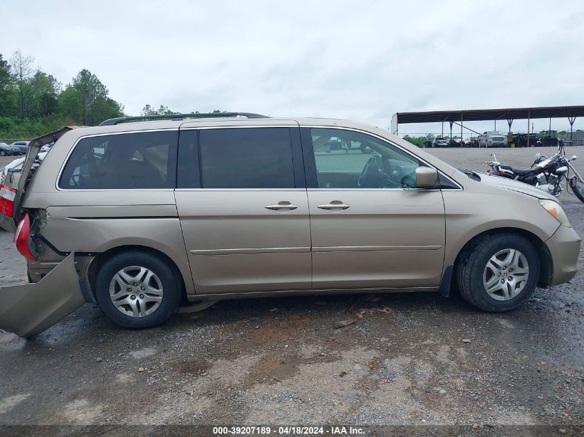 2007 Honda Odyssey Ex-L VIN: 5FNRL386X7B429375 Lot: 39207189
