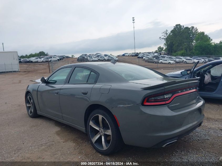2017 Dodge Charger Sxt Rwd VIN: 2C3CDXHG6HH620522 Lot: 39207334