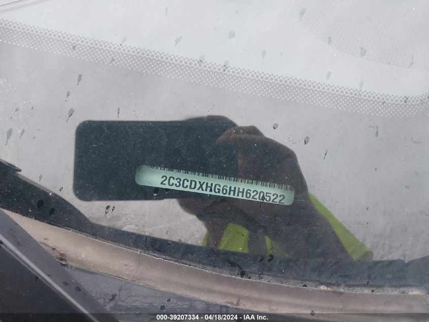 2017 Dodge Charger Sxt Rwd VIN: 2C3CDXHG6HH620522 Lot: 39207334