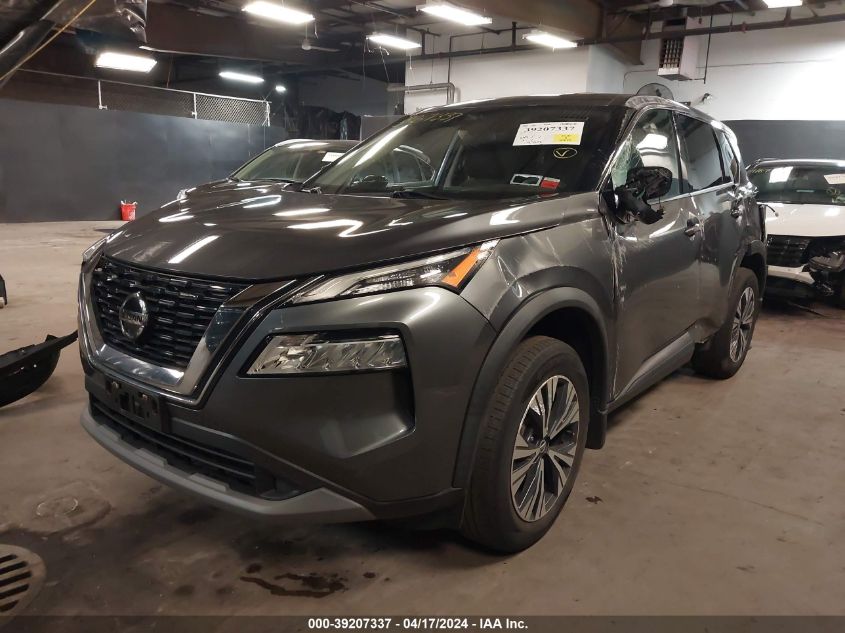 2021 Nissan Rogue Sv Intelligent Awd VIN: 5N1AT3BB1MC775497 Lot: 39207337