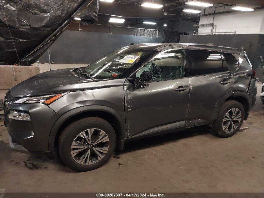 2021 Nissan Rogue Sv Intelligent Awd VIN: 5N1AT3BB1MC775497 Lot: 39207337