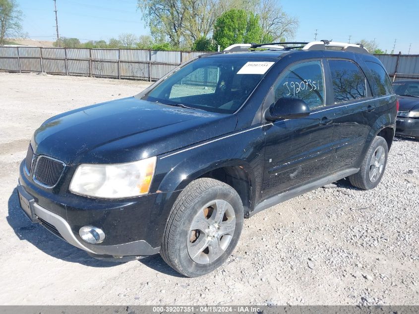 2008 Pontiac Torrent VIN: 2CKDL43FX86327498 Lot: 39207351