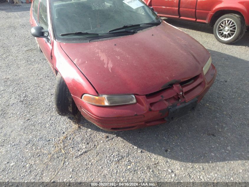 1998 Dodge Stratus VIN: 1B3EJ46X2WN212216 Lot: 39207392