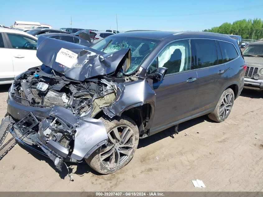 2017 Honda Pilot Elite VIN: 5FNYF6H03HB039669 Lot: 39207407