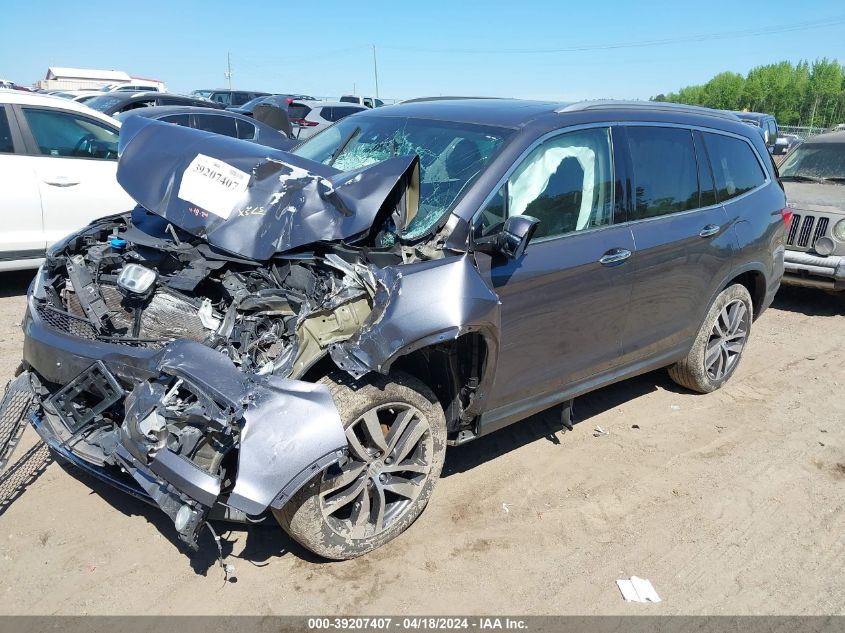 2017 Honda Pilot Elite VIN: 5FNYF6H03HB039669 Lot: 39207407