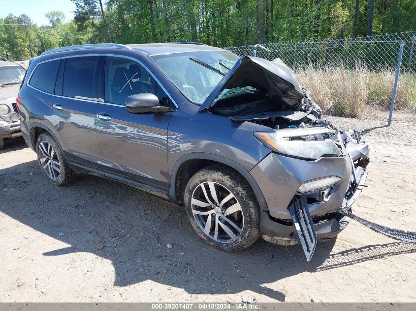 2017 Honda Pilot Elite VIN: 5FNYF6H03HB039669 Lot: 39207407