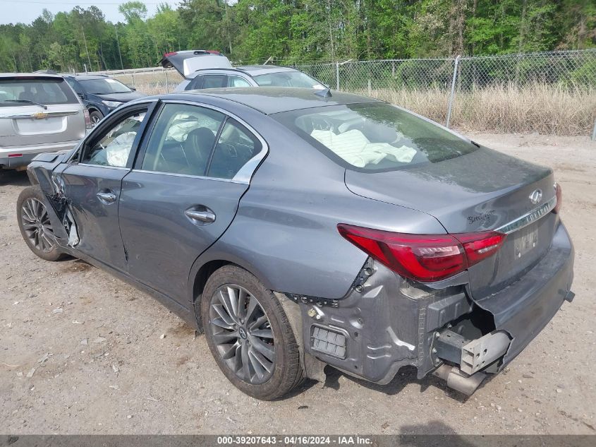 2019 Infiniti Q50 Luxe/Sport/Signature Edition VIN: JN1EV7AP1KM542394 Lot: 39207643