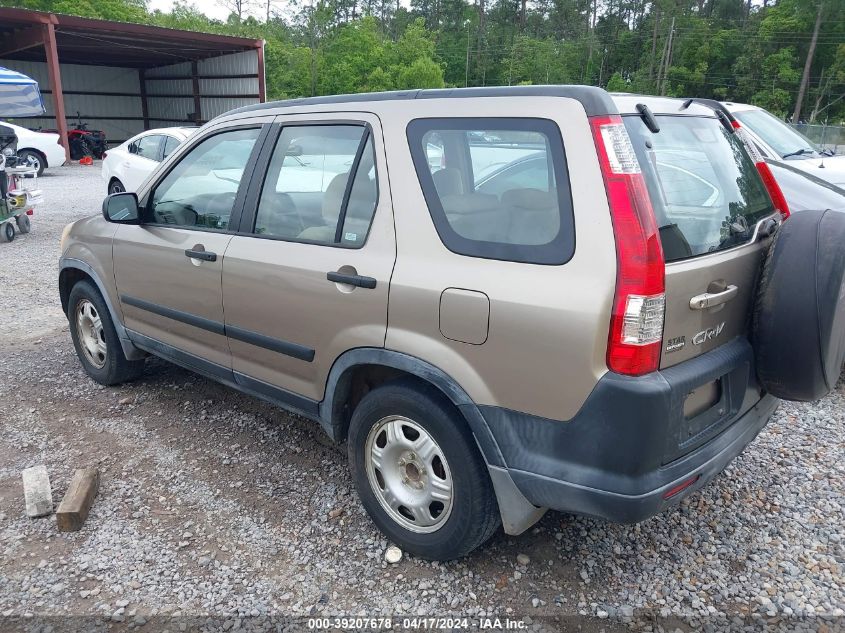 2005 Honda Cr-V Lx VIN: JHLRD68505C018246 Lot: 39207678