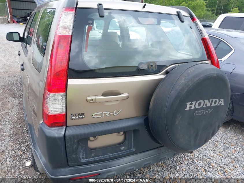 2005 Honda Cr-V Lx VIN: JHLRD68505C018246 Lot: 39207678