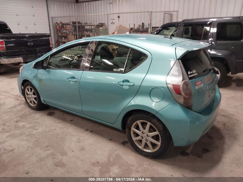 JTDKDTB38C1026172 | 2012 TOYOTA PRIUS C