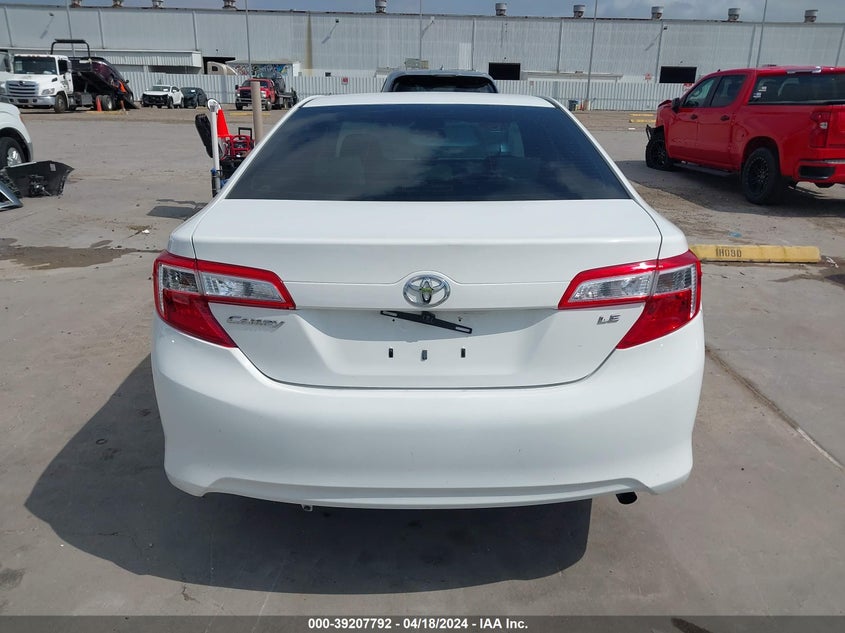 2012 Toyota Camry Le VIN: 4T1BF1FK3CU517498 Lot: 39207792