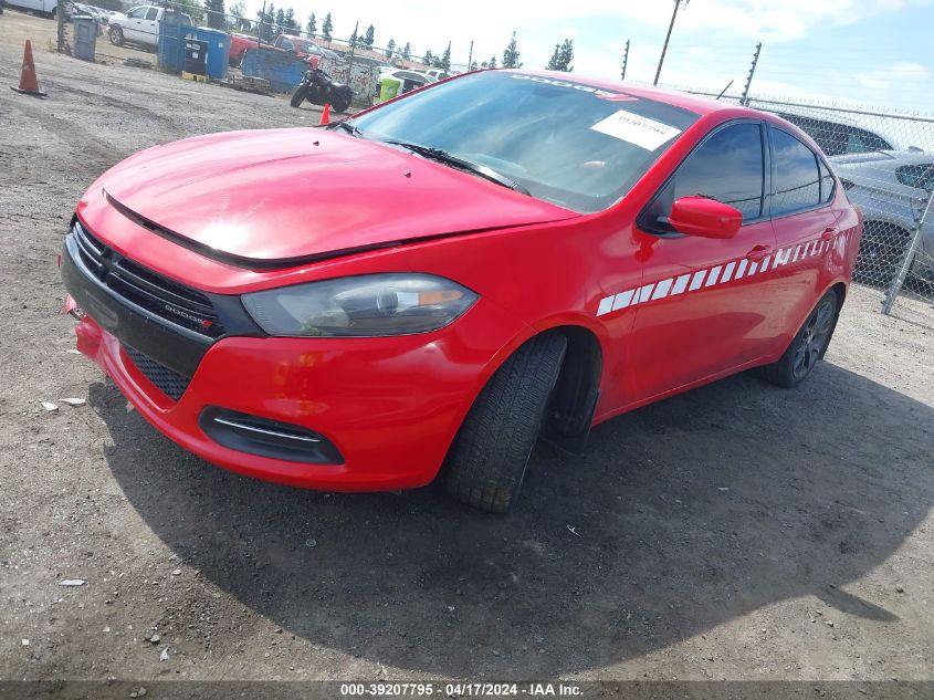 2016 Dodge Dart Se VIN: 1C3CDFAA3GD728365 Lot: 39207795