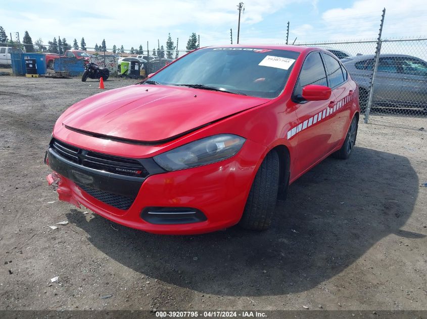 2016 Dodge Dart Se VIN: 1C3CDFAA3GD728365 Lot: 39207795