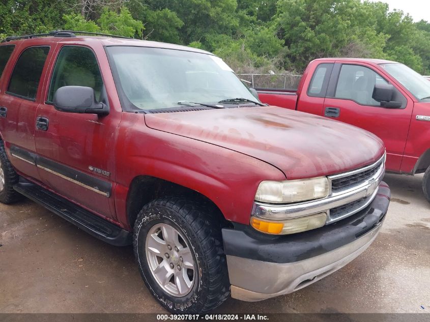 2002 Chevrolet Tahoe Ls VIN: 1GNEC13Z02J307993 Lot: 39207817