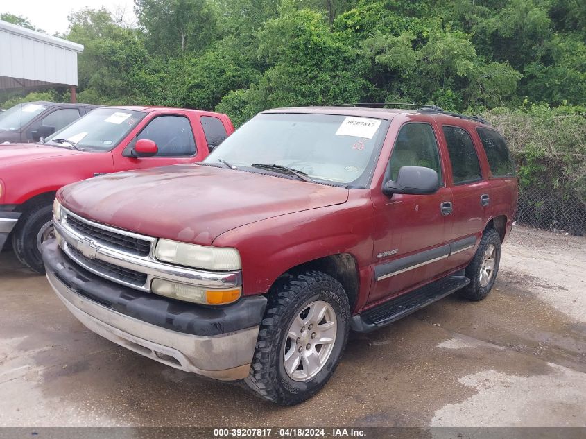 2002 Chevrolet Tahoe Ls VIN: 1GNEC13Z02J307993 Lot: 39207817