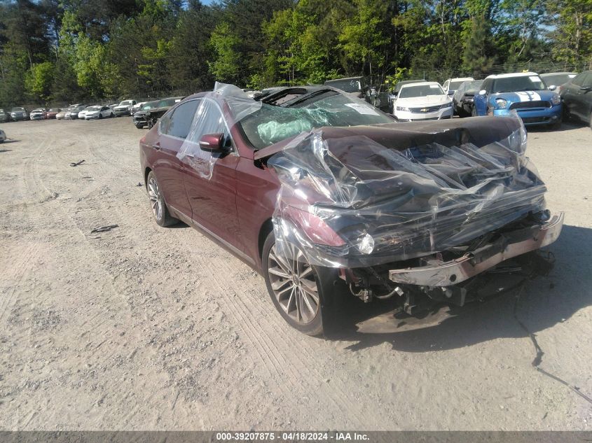 2016 Hyundai Genesis 3.8 VIN: KMHGN4JE9GU129869 Lot: 39207875