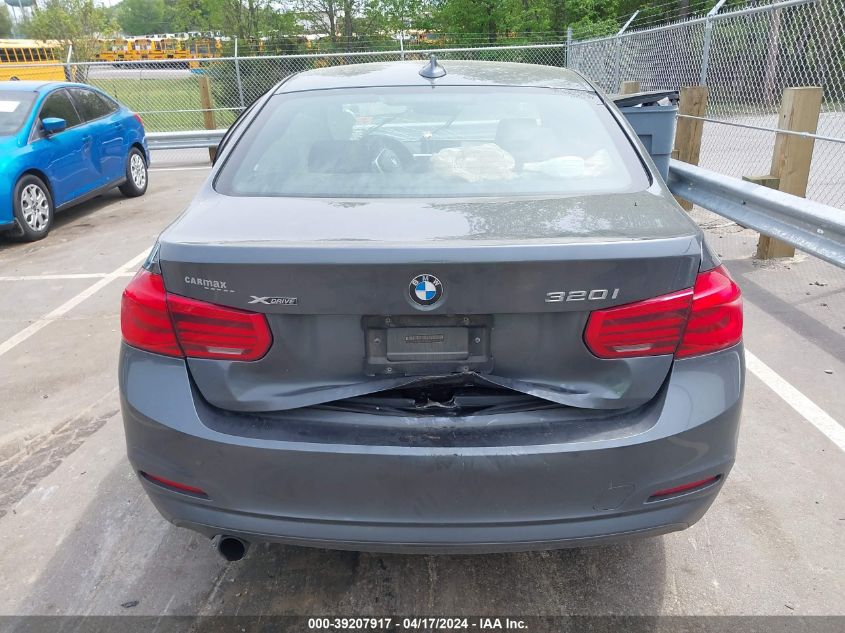 2018 BMW 320I xDrive VIN: WBA8E5G51JNU46016 Lot: 51602244