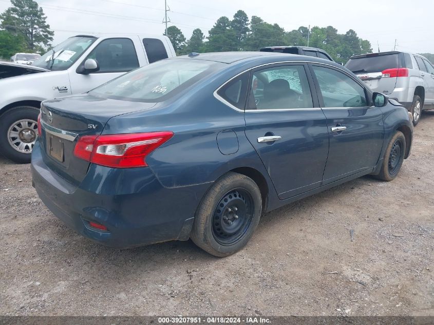 2017 Nissan Sentra Sv VIN: 3N1AB7AP7HL636080 Lot: 78763083