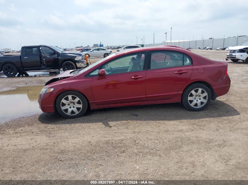 2009 Honda Civic Lx VIN: 19XFA16579E000999 Lot: 39207997