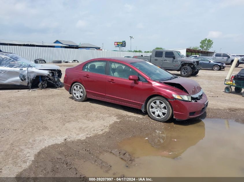 2009 Honda Civic Lx VIN: 19XFA16579E000999 Lot: 39207997