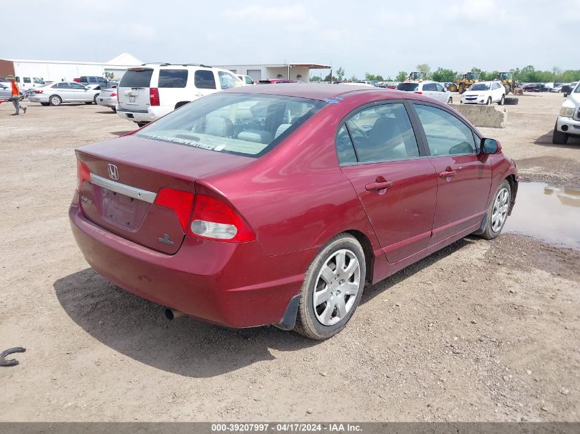 2009 Honda Civic Lx VIN: 19XFA16579E000999 Lot: 39207997