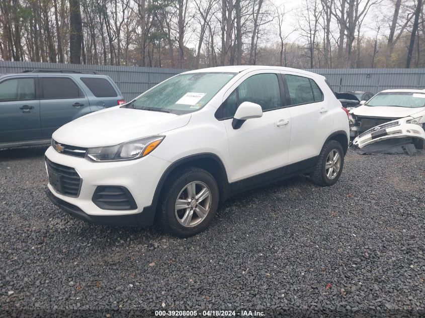 2017 Chevrolet Trax Ls VIN: KL7CJNSB2HB100667 Lot: 39208005