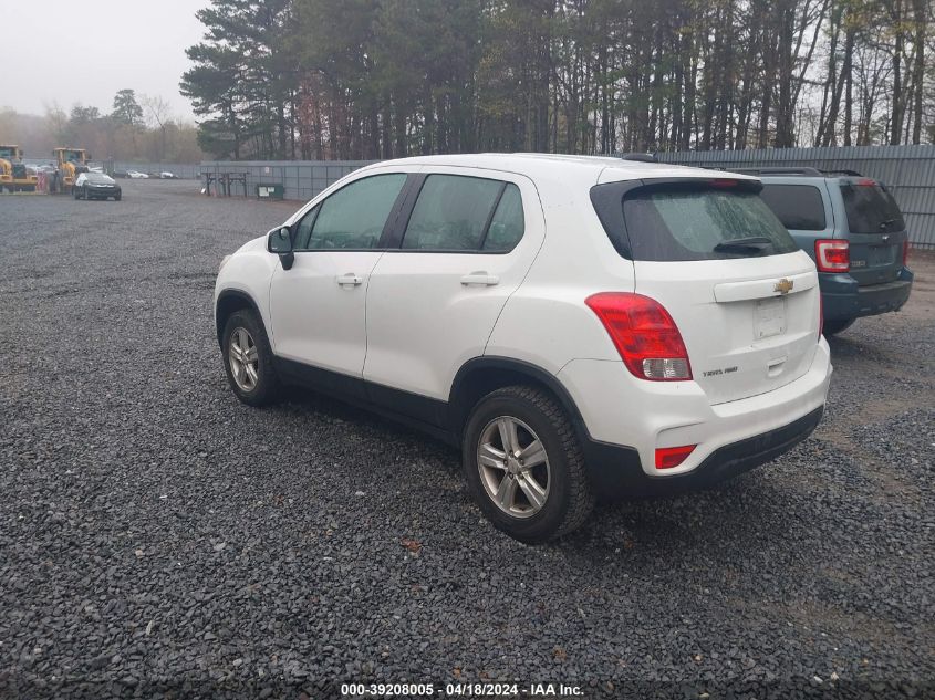 2017 Chevrolet Trax Ls VIN: KL7CJNSB2HB100667 Lot: 39208005