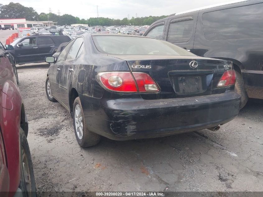 2003 Lexus Es 300 VIN: JTHBF30GX30149413 Lot: 39208020