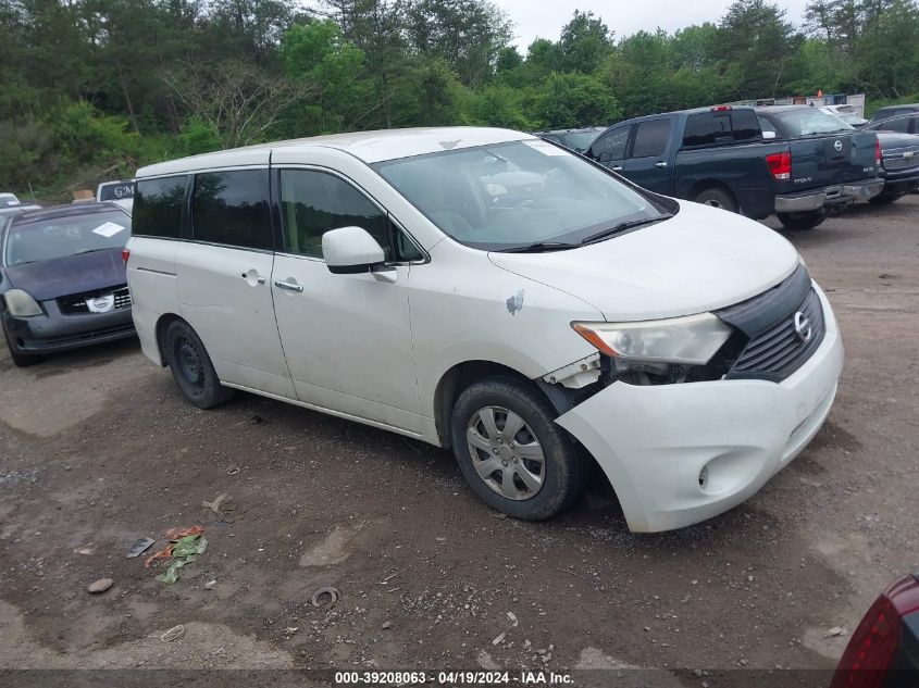 2013 Nissan Quest S VIN: JN8AE2KPXD9065472 Lot: 39208063