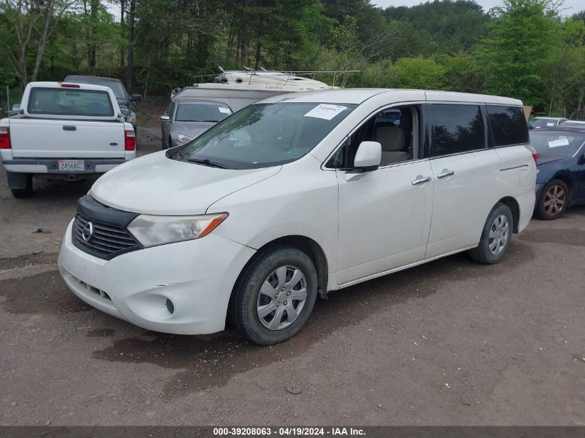 2013 Nissan Quest S VIN: JN8AE2KPXD9065472 Lot: 39208063