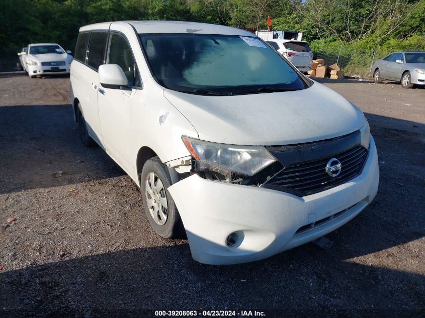 2013 Nissan Quest S VIN: JN8AE2KPXD9065472 Lot: 39208063