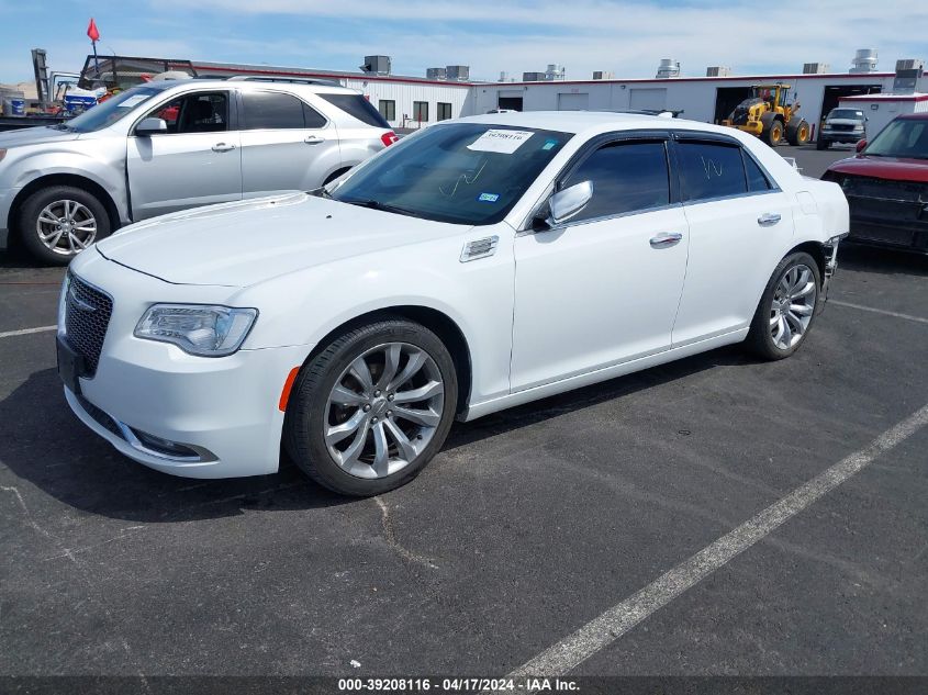 2018 Chrysler 300 Limited VIN: 2C3CCAEG2JH168000 Lot: 39208116