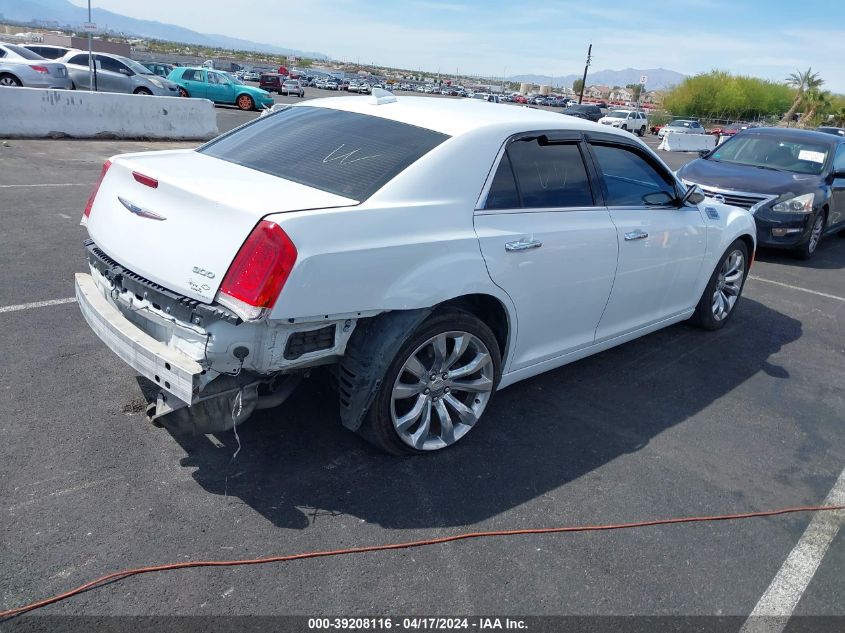 2018 Chrysler 300 Limited VIN: 2C3CCAEG2JH168000 Lot: 39208116