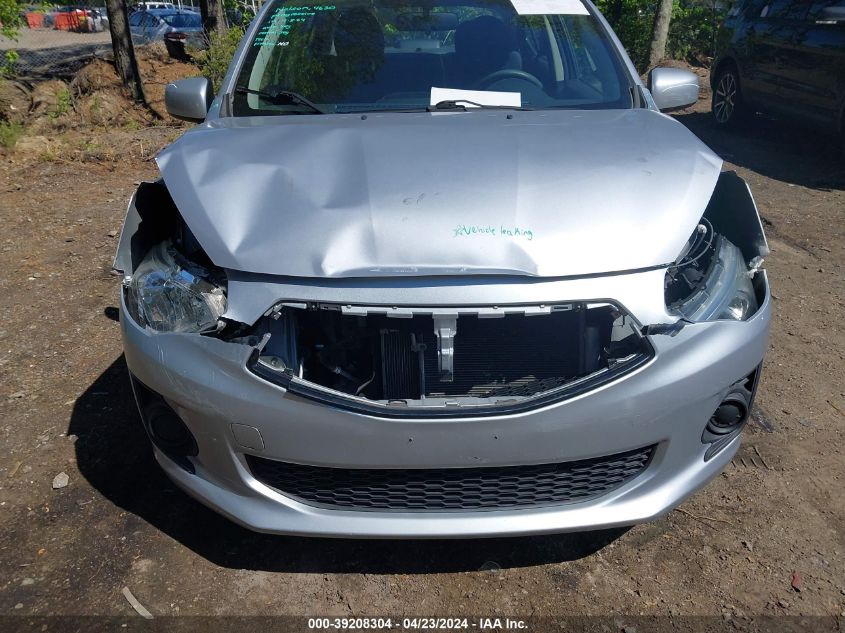 2020 Mitsubishi Mirage G4 Es VIN: ML32F3FJ9LHF00727 Lot: 39208304