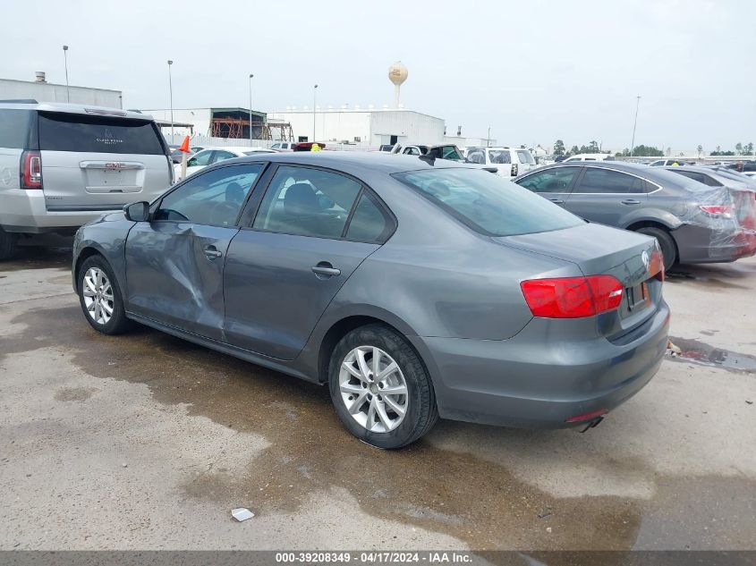 2011 Volkswagen Jetta 2.5L Se VIN: 3VWDZ7AJ3BM389088 Lot: 39208349
