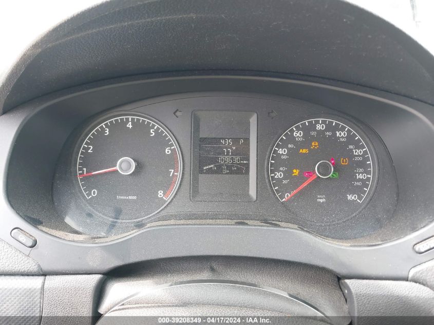 2011 Volkswagen Jetta 2.5L Se VIN: 3VWDZ7AJ3BM389088 Lot: 39208349