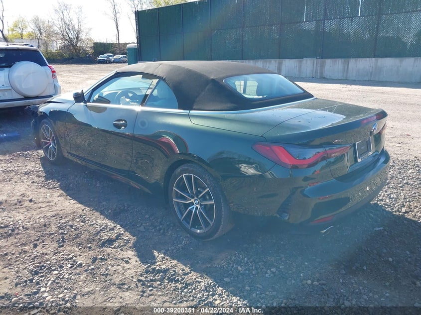 2022 BMW 430I xDrive VIN: WBA43AT0XNCH73610 Lot: 39208351