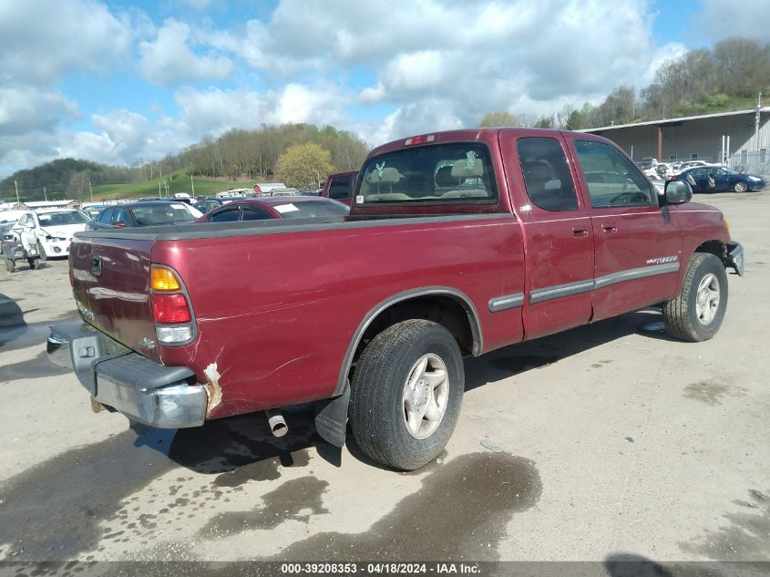 2001 Toyota Tundra Sr5 VIN: 5TBRT341X1S131771 Lot: 39208353